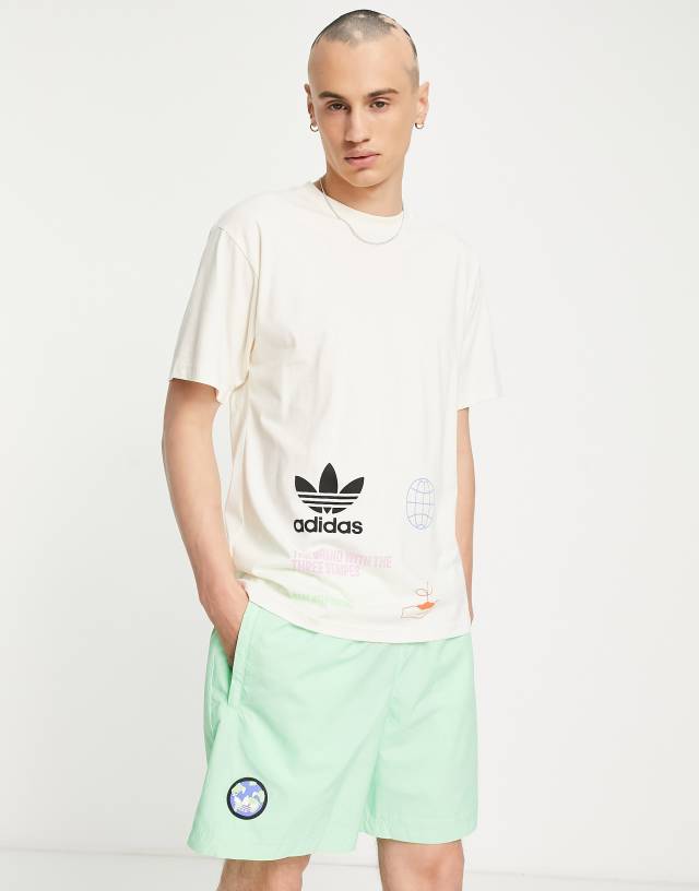 adidas Originals graphics shorts in beam green