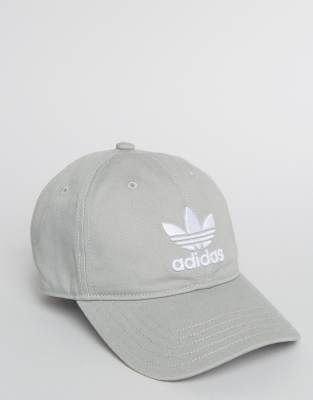 graue adidas cap