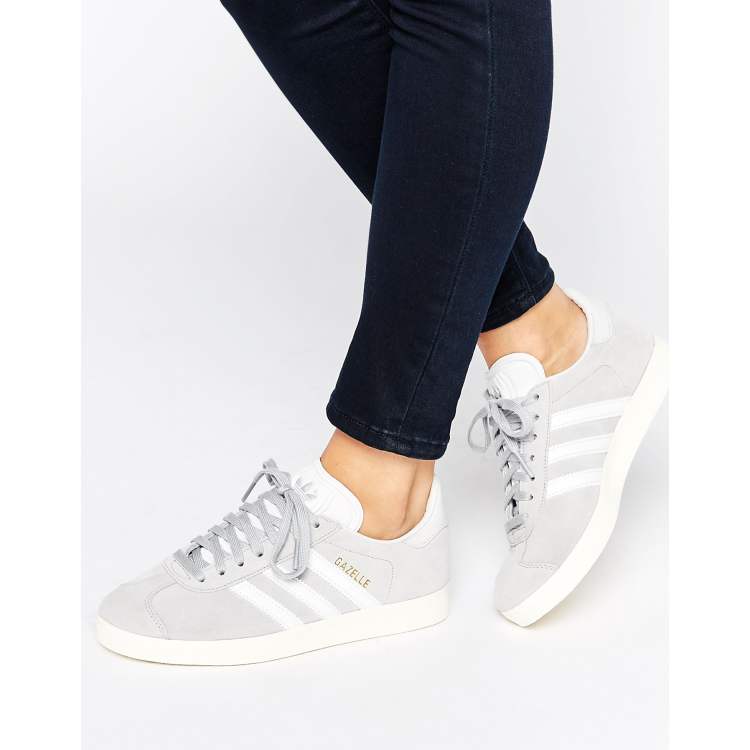 adidas Gazelle Shoes - Grey, Women's Lifestyle