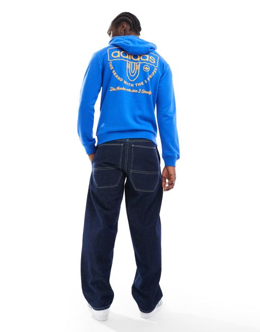 adidas Originals - GRFX - Hoodie in blauw