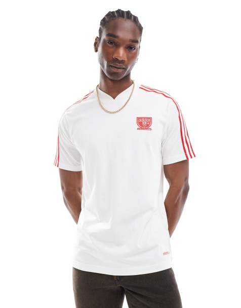 adidas Originals – GRFX – T-Shirt in Weiß - view 1