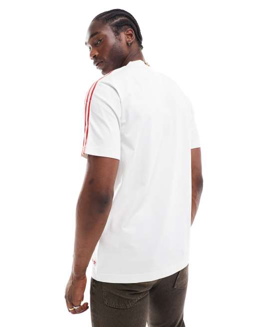 Adidas originals white tee best sale