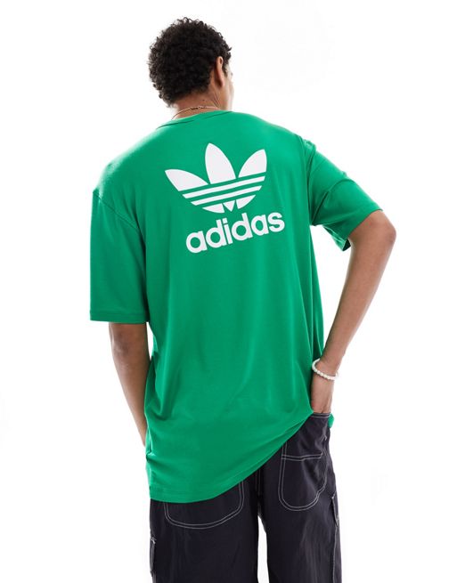 adidas list Originals – Grön t-shirt med treklöverlogga