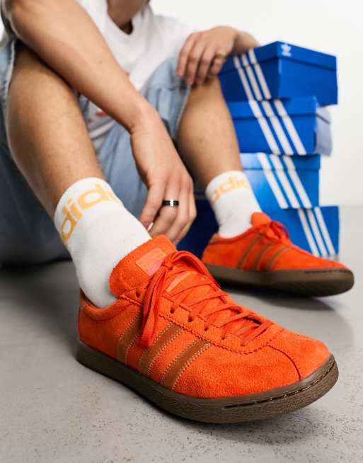 adidas Originals - Gruen - Orange sneakers