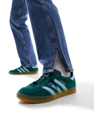 adidas gazelle blue and green