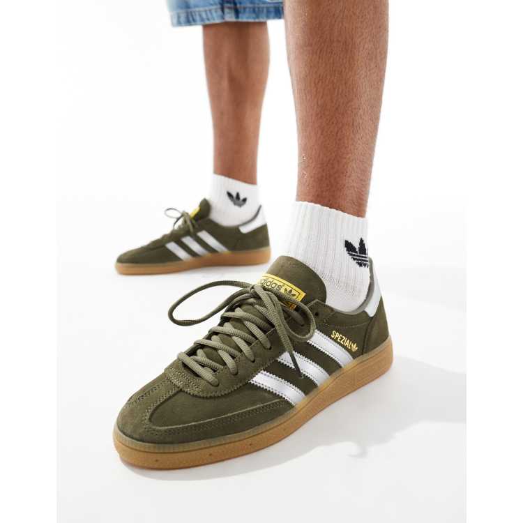 Adidas spezial olive hotsell