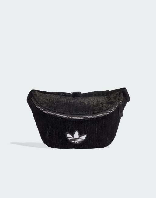 adidas Originals – Gürteltasche in Schwarz mit Logoprint