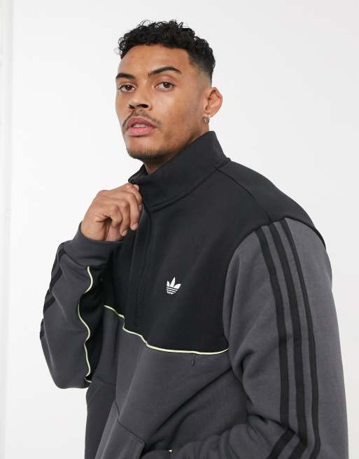 Adidas half shop zip jumper