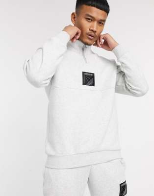 adidas originals half zip sweatshirt