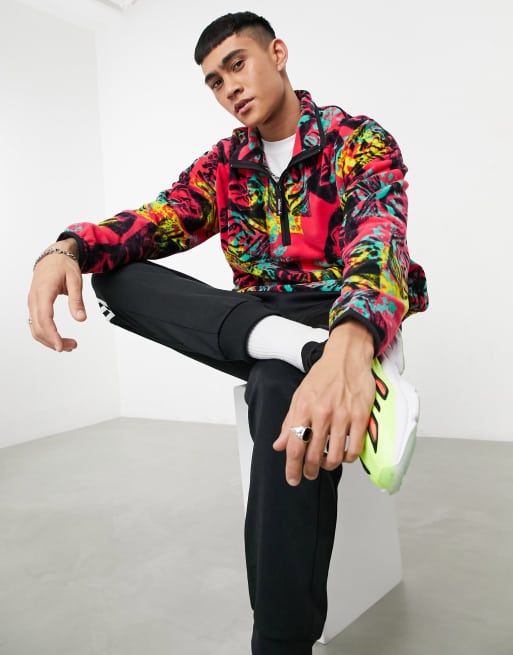 Nike sportswear all over print hot sale track top