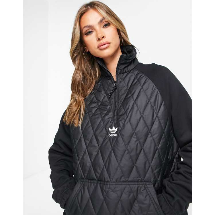 Quilted store adidas hoodie