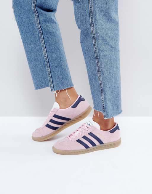 Adidas Originals Hamburg Baskets Rose