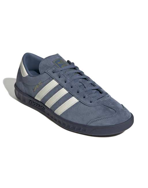 Adidas hamburg black gum hot sale sole