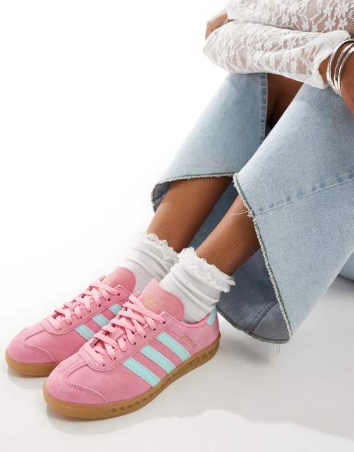 Adidas turnschuhe damen rosa online