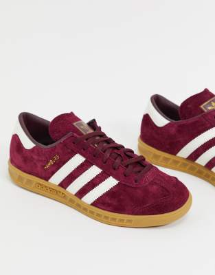 adidas originals maroon shoes