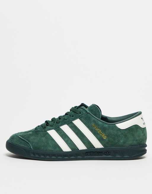 adidas Originals Hamburg sneakers in dark green