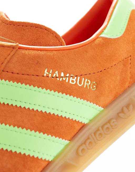 adidas Originals Hamburg sneakers in orange and yellow ASOS