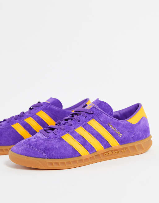 paarse adidas schoenen