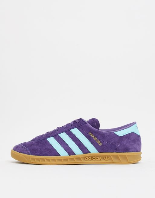 adidas Originals Hamburg Sneakers in paars
