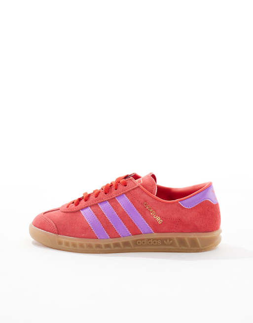 adidas Originals Hamburg Sneakers rosse e viola