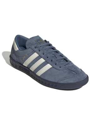 adidas Originals Hamburg trainers in blue - ASOS Price Checker