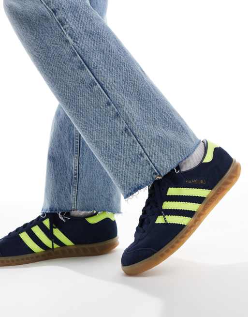 adidas Originals Hamburg trainers in blue | ASOS