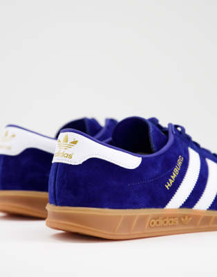 navy hamburg trainers
