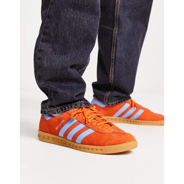 Adidas originals cheap hamburg black orange