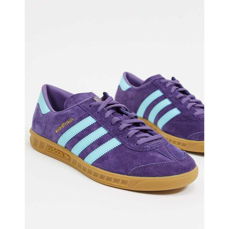 Womens purple hot sale adidas trainers