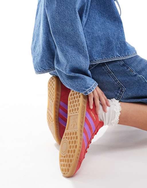 Purple Adidas Originals Superstar Knit Red Adidas X Girls Are