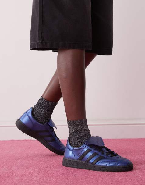 adidas Originals Hanball Spezial sneakers in metallic blue - view 1