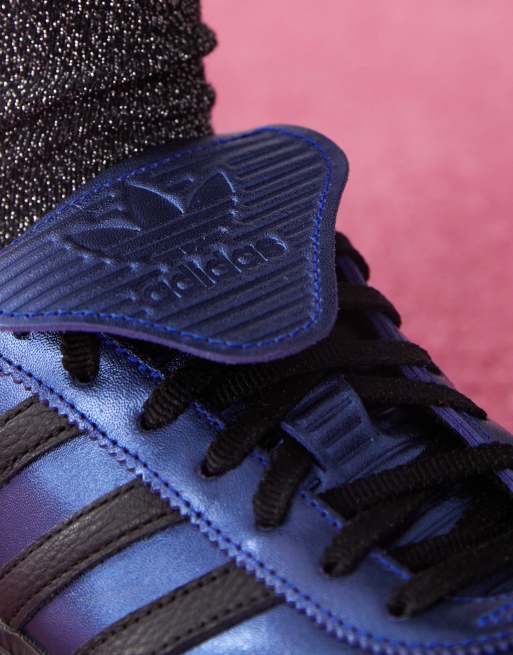 adidas Originals Hanball Spezial sneakers in metallic blue