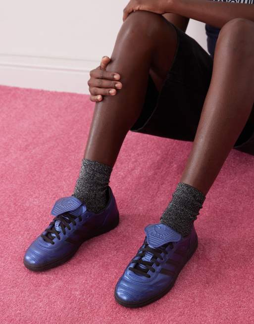 adidas Originals Hanball Spezial sneakers in metallic blue