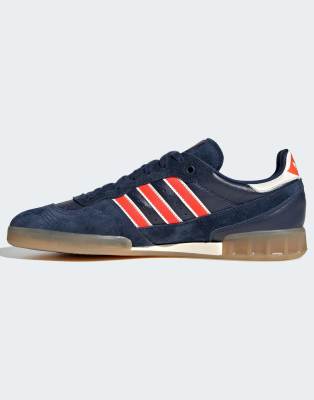 adidas Originals - Handball - Sneaker in Marineblau und Rot-Lila