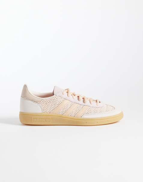 adidas Originals – Handball Spezial – Babyrosa, virkade sneakers - view 1