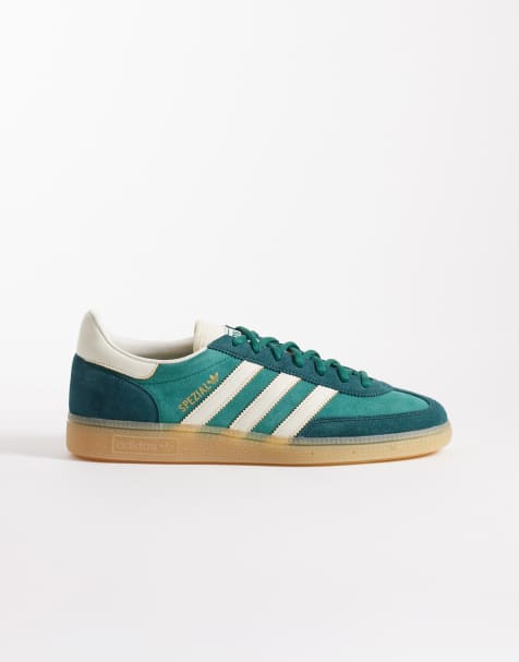 adidas Originals - Handball Spezial - Baskets à semelle en caoutchouc - Vert et crème - view 1