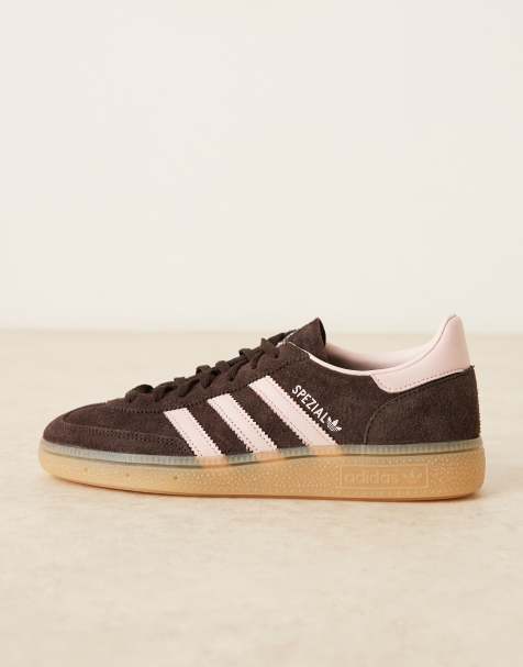 adidas Originals - Handball Spezial - Baskets avec semelle en caoutchouc - Marron/rose - view 1