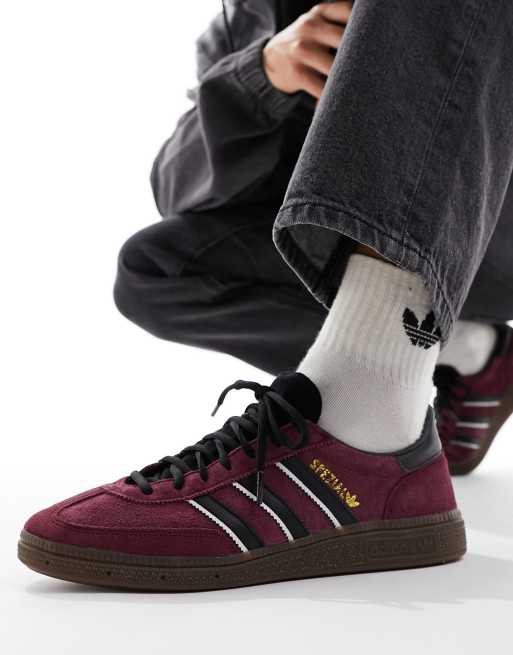 adidas Originals Handball Spezial Baskets Noir bordeaux ASOS