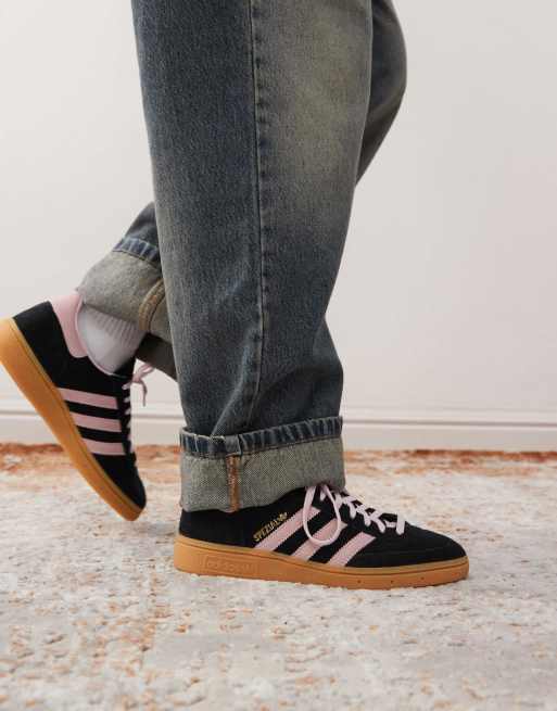 adidas Originals Handball Spezial Baskets Noir et rose ASOS