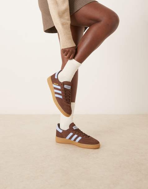 adidas Originals - Handball Spezial - Brune og blå sneakers med gummisål - view 1