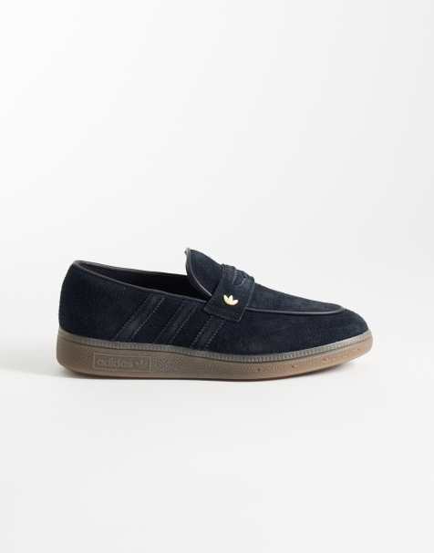 adidas Originals – Handball Spezial – Czarne loafersy z gumową podeszwą - view 1