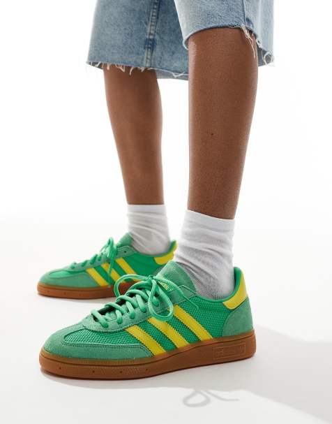 adidas Originals - Handball Spezial - Grønne og gule sneakers - view 1