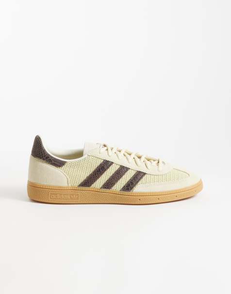 adidas Originals - Handball Spezial - Gule og brune sneakers med gummisål - view 1