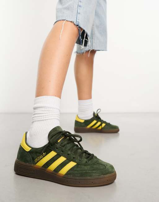 Adidas spezial shop green yellow