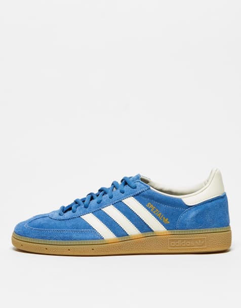 Men's adidas originals gazelle trainers outlet in collegiate royal / white