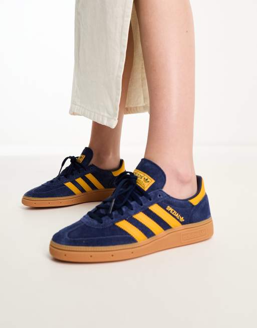 Blue and yellow store adidas originals