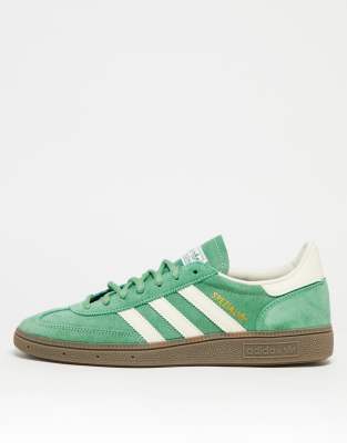 Adidas originals handball cheap top trainers in green