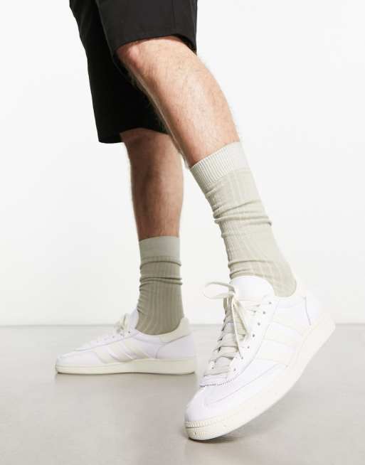 adidas Originals Spezial gum sole trainers in white | ASOS