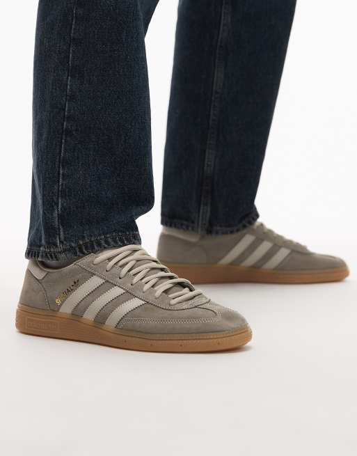 adidas Originals – Handball spezial – Lerfärgade sneakers med gummisula
