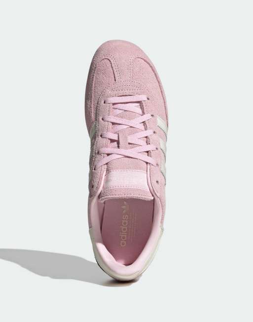 adidas Originals Handball spezial Lo Pro Sneaker in Babyrosa und Weiß, 2 von 4